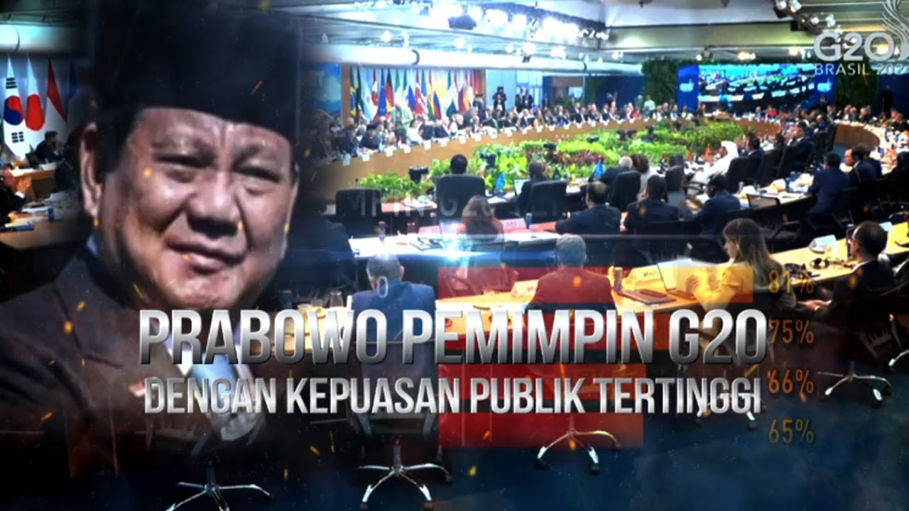 Prabowo Pemimpin G20 Dengan Kepuasan Publik Tertinggi | AKIP tvOne