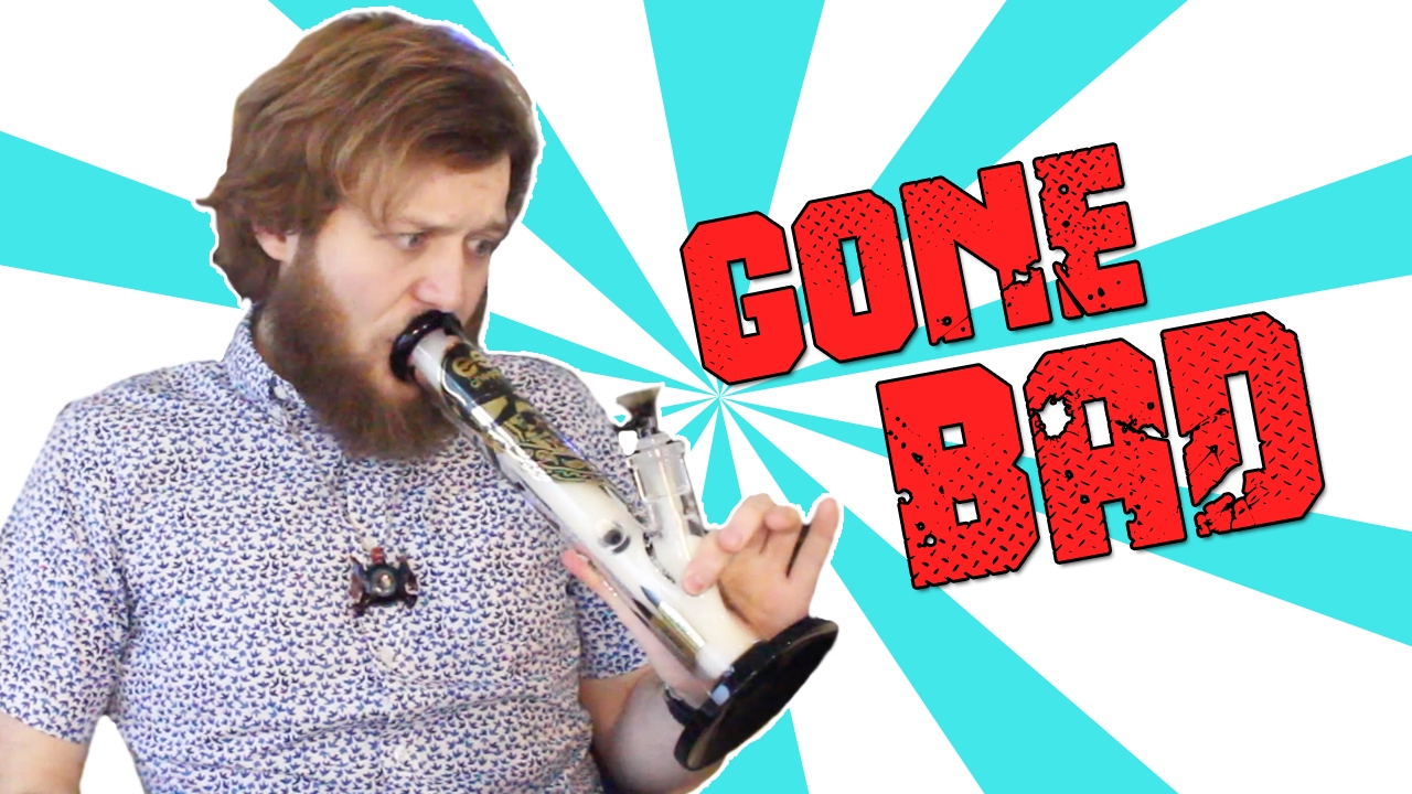 HUGE MILKY BONG RIP! (GONE WRONG)