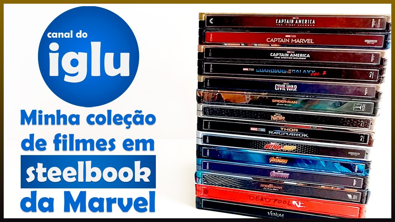 Minha coleção de steelbook da Marvel