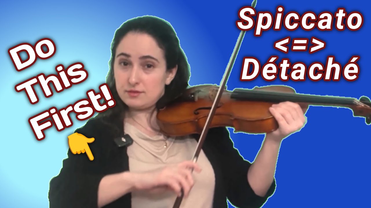 Training How To Transition Between Spiccato and Détaché (Ševčík & Dont)