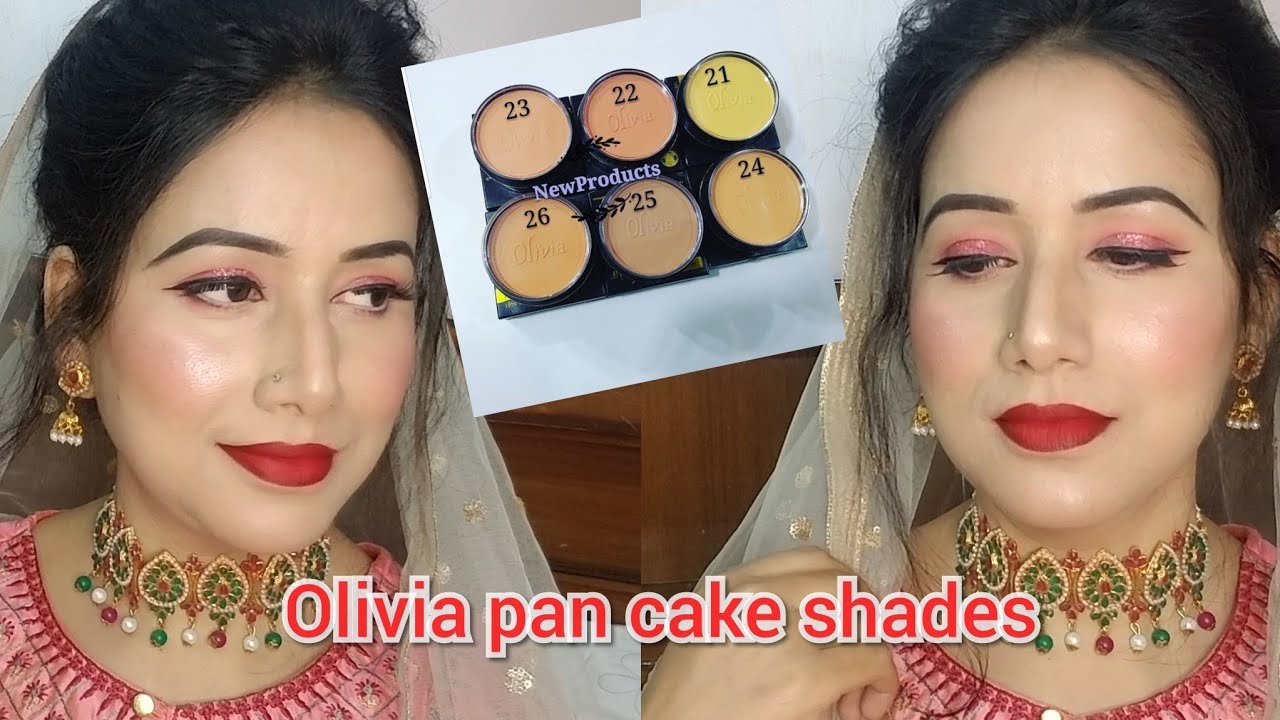 Olivia pancake के कोन से shades  है| how to do makeup with olivia pancake