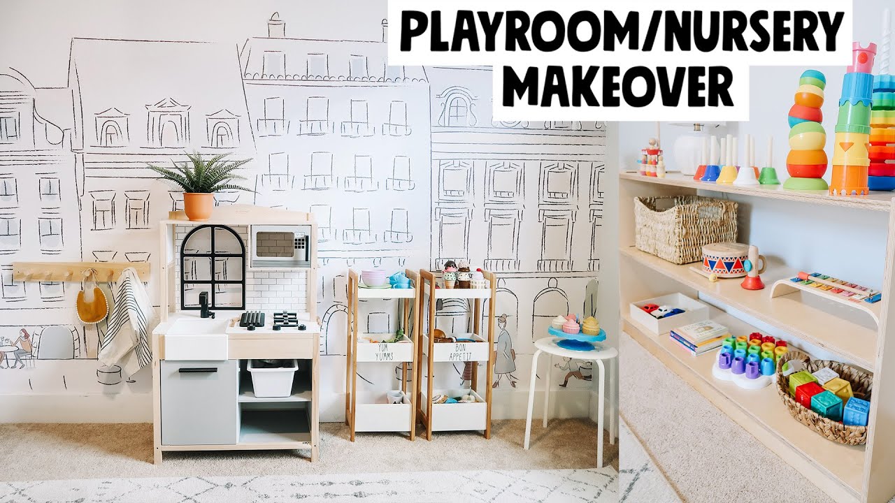 SURPRISE Playroom/Nursery Montessori Makeover! 2020