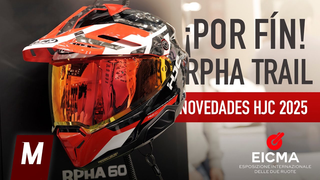 Novedades HJC 2025 💥 Nuevo Casco TRAIL RPHA 60 | EICMA 2024