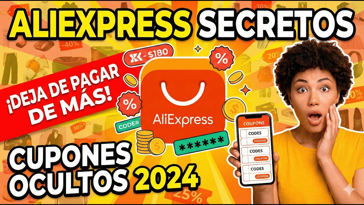 DEJA DE PAGAR DE MÁS! 💸 Cómo usar CUPONES en AliExpress en 2026 (Paso a Paso)