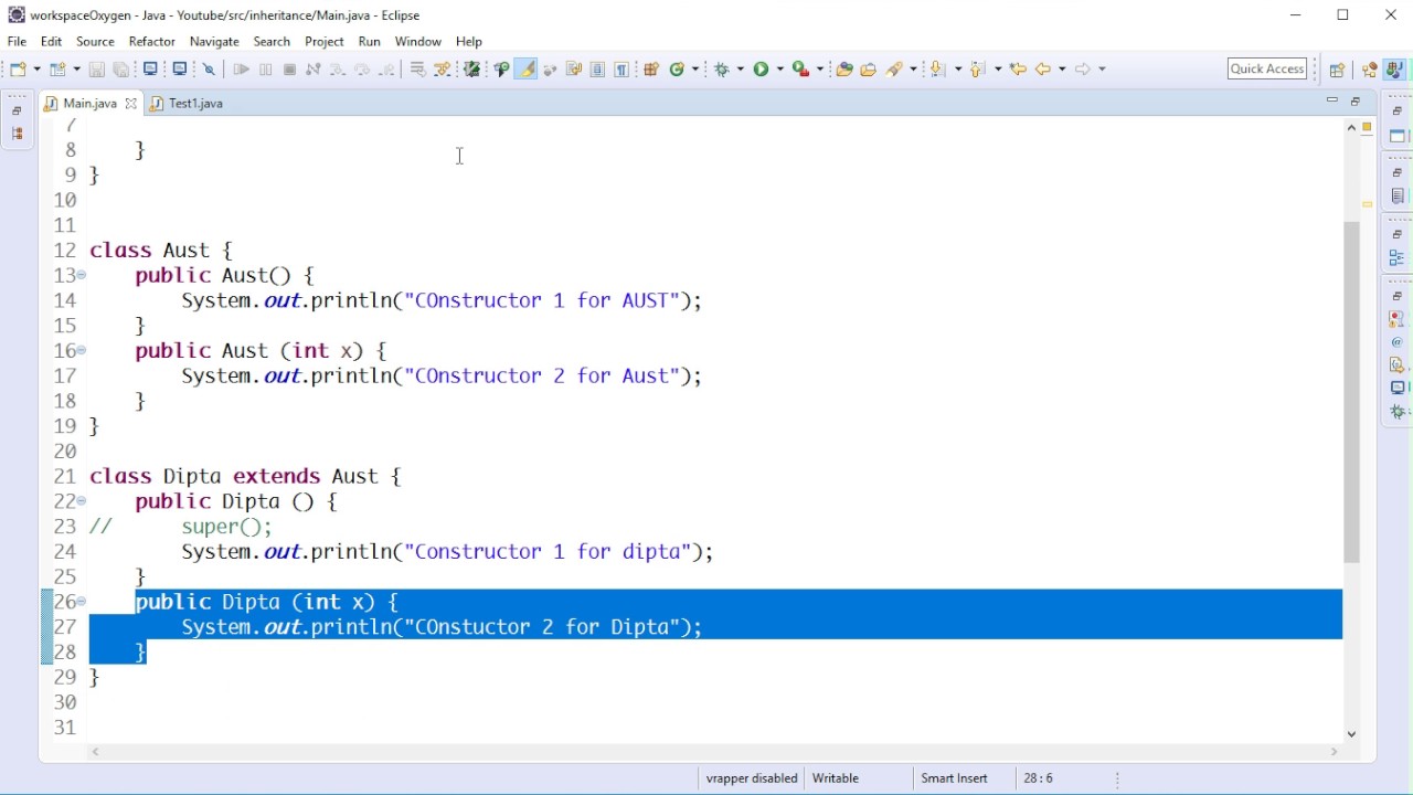Java Inheritance 9 super keyword (Bangla)