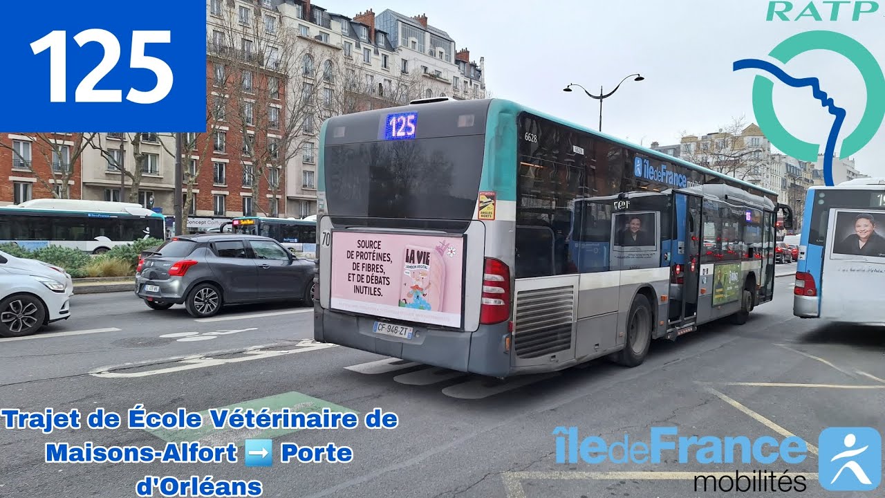 🚍BUS 125 (RATP) : Trajet à bord d'un Citaro Facelift N⁰6628 (Toute la ligne en Trajet Complet)