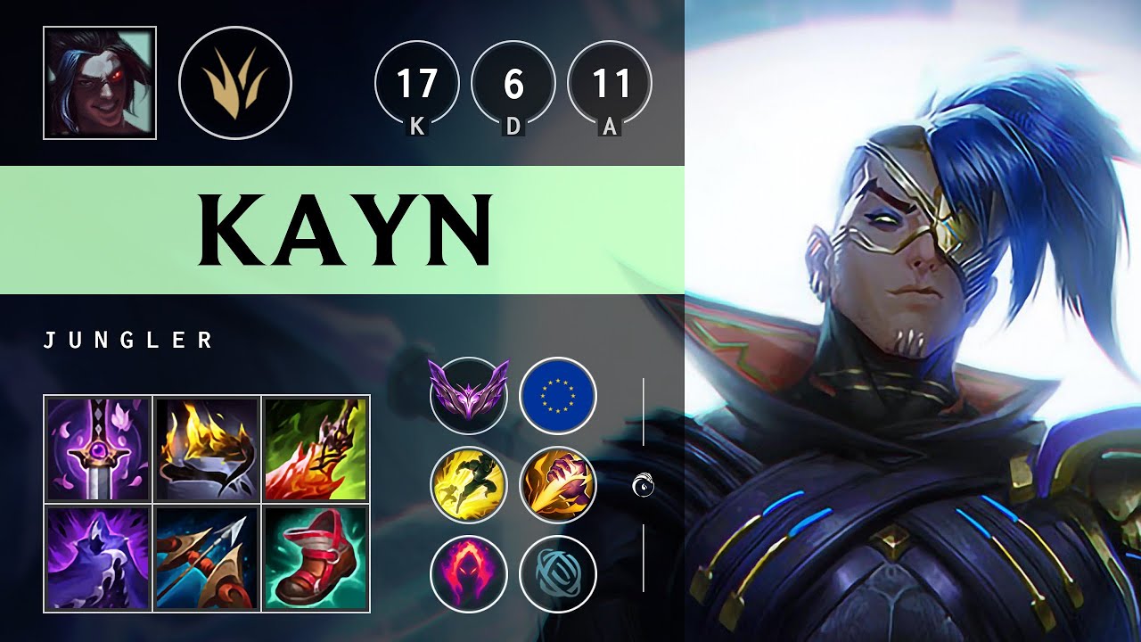 Kayn Jungle vs Shaco: Godlike - EUW Master Patch 14.23