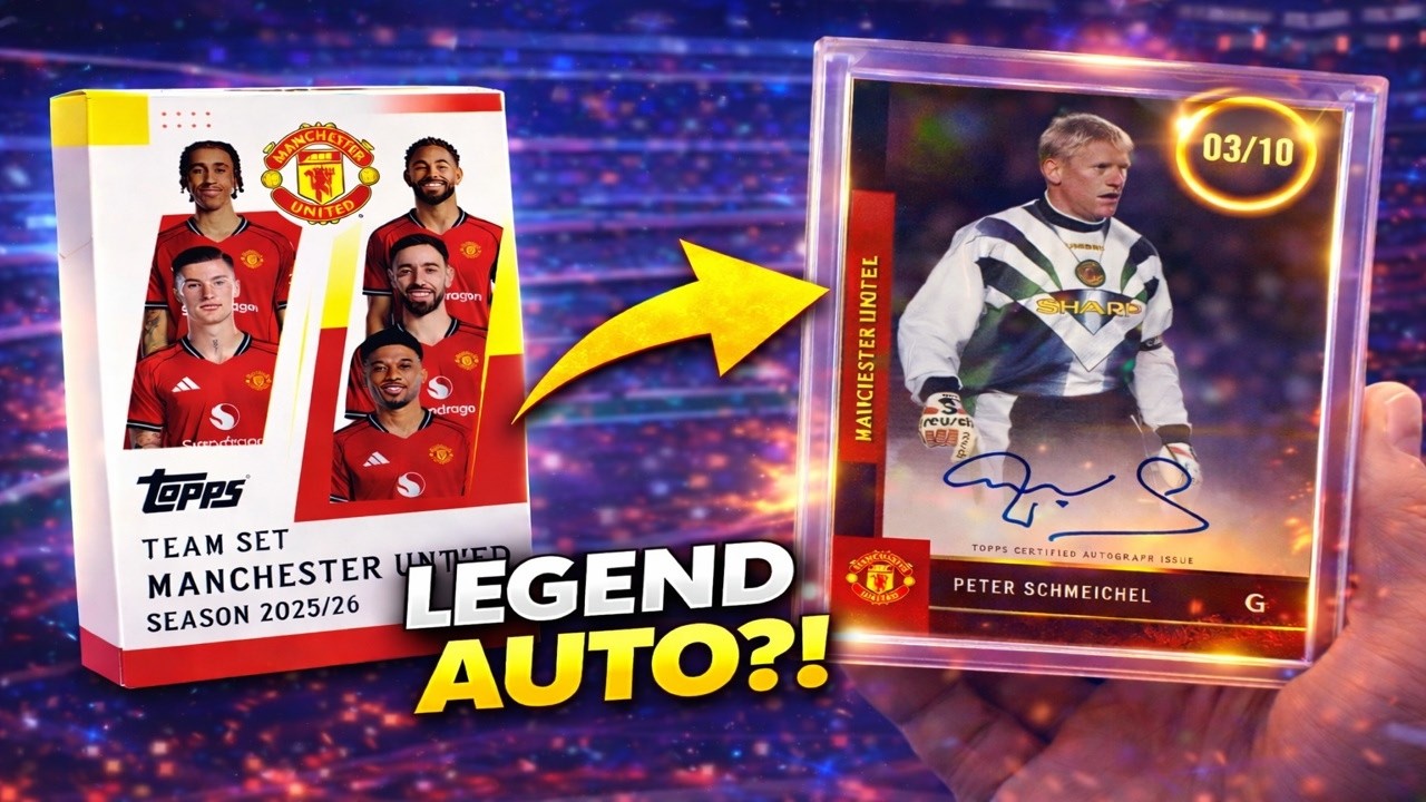 I Just Pulled a PETER SCHMEICHEL 3/10 Auto… | *NEW* Topps Manchester United Team Set 2025/26
