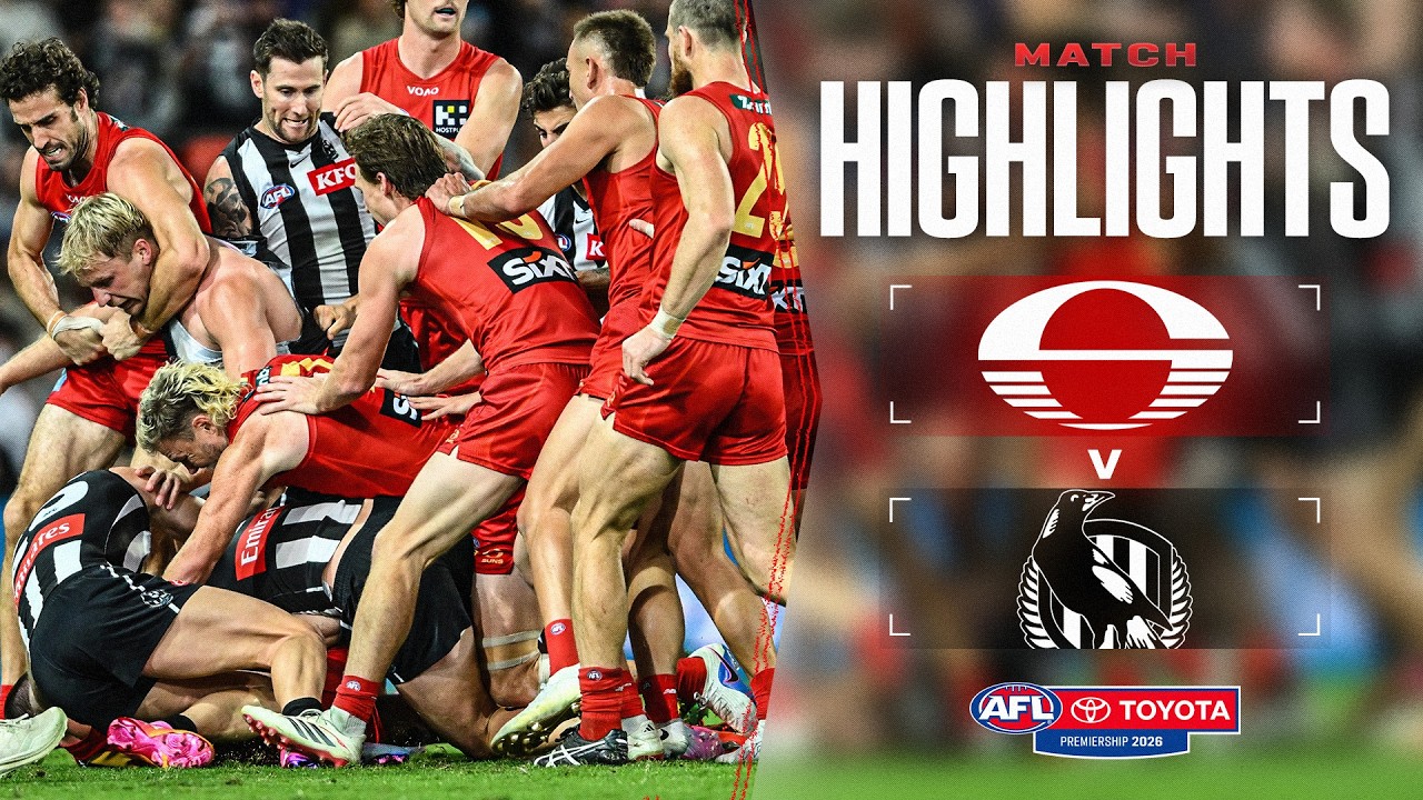 Gold Coast Suns v Collingwood Highlights | Round 17, 2026 | AFL