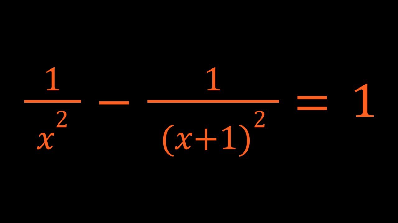 Solving a Rational Equation in Two Ways