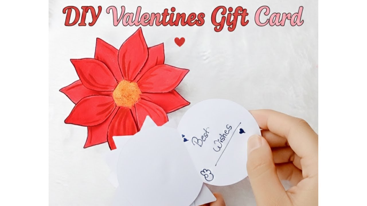 DIY Valentines Day Gift Card Idea | DIY Mini Paper Gift Card | Easy Craft With Paper
