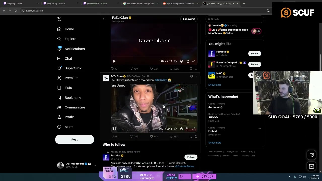 METHODZ REACTS TO KAYSAN LEAVING FAZE CLAN
