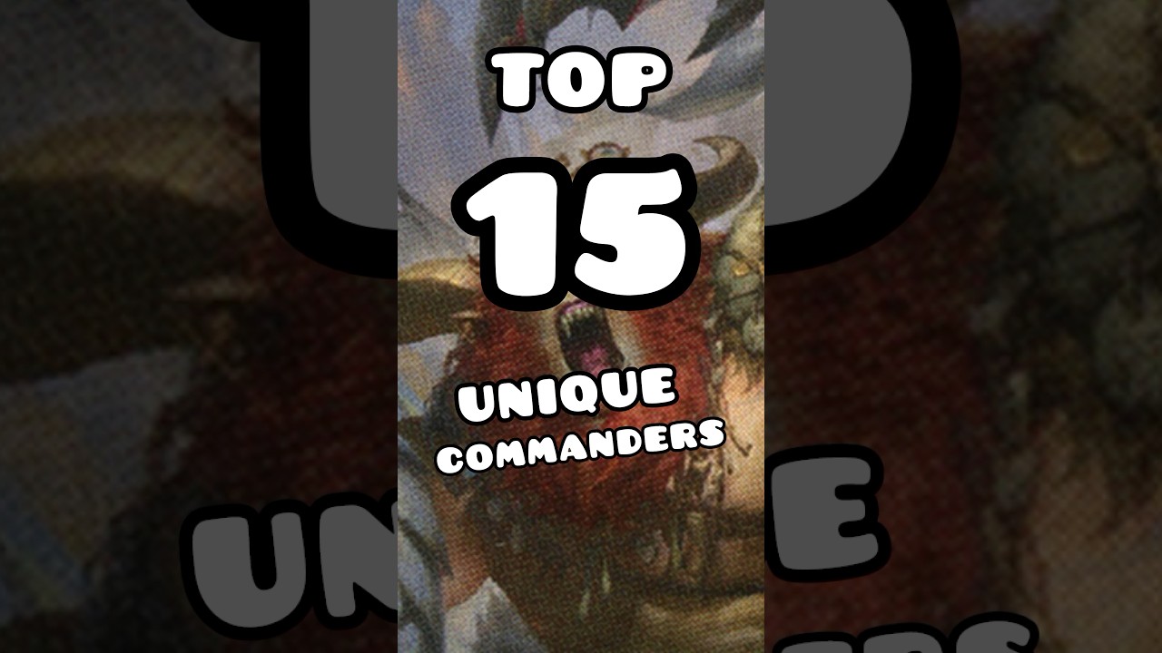 ТОП-15 самых уникальных командиров 2023 года #edh #mtg #shorts