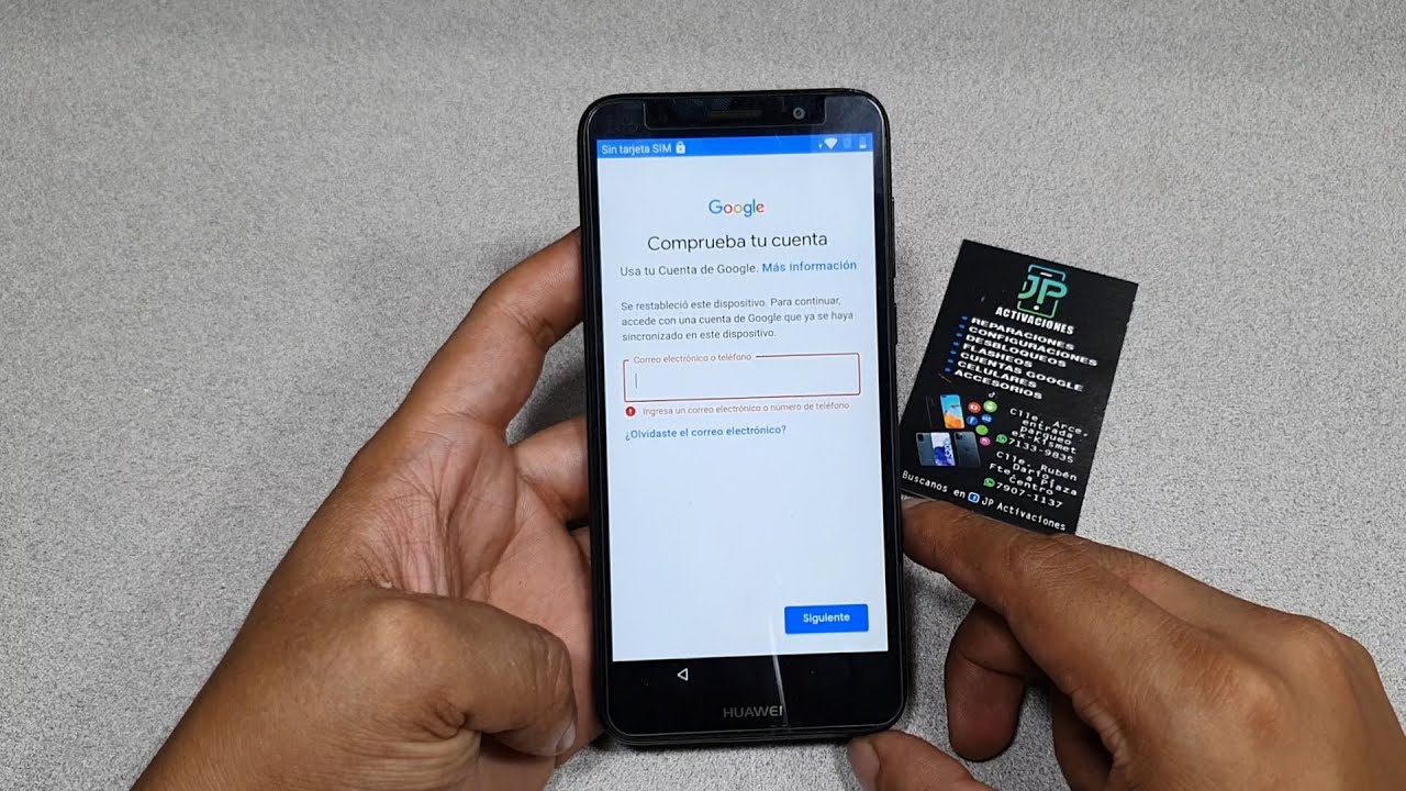 FRP Huawei Y5 Neo o como quitar cuenta google huawei DRA-LX3 metodo actualizado bien explicado