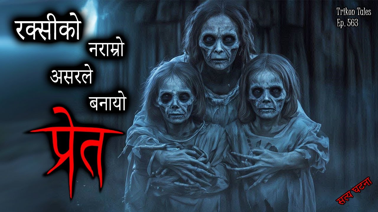NEPALI HORROR STORY | RAKSI KO NARAMRO ASAR LE BANAYO PRET | SATYA GHATANA | TRIKON TALES | EP 563