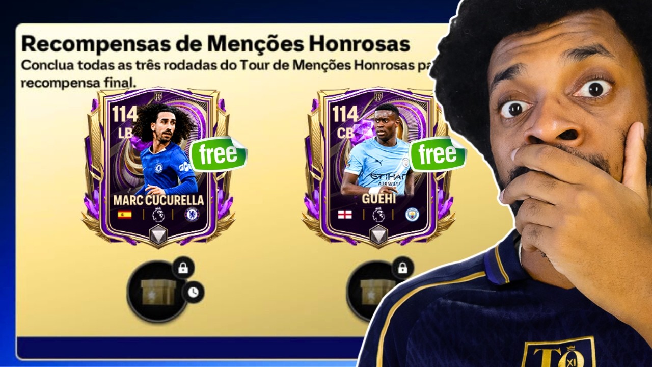 MEN&Ccedil;&Atilde;O GR&Aacute;TIS! QUAL ESCOLHER CUCURELLA OU GU&Eacute;HI!? - FC MOBILE