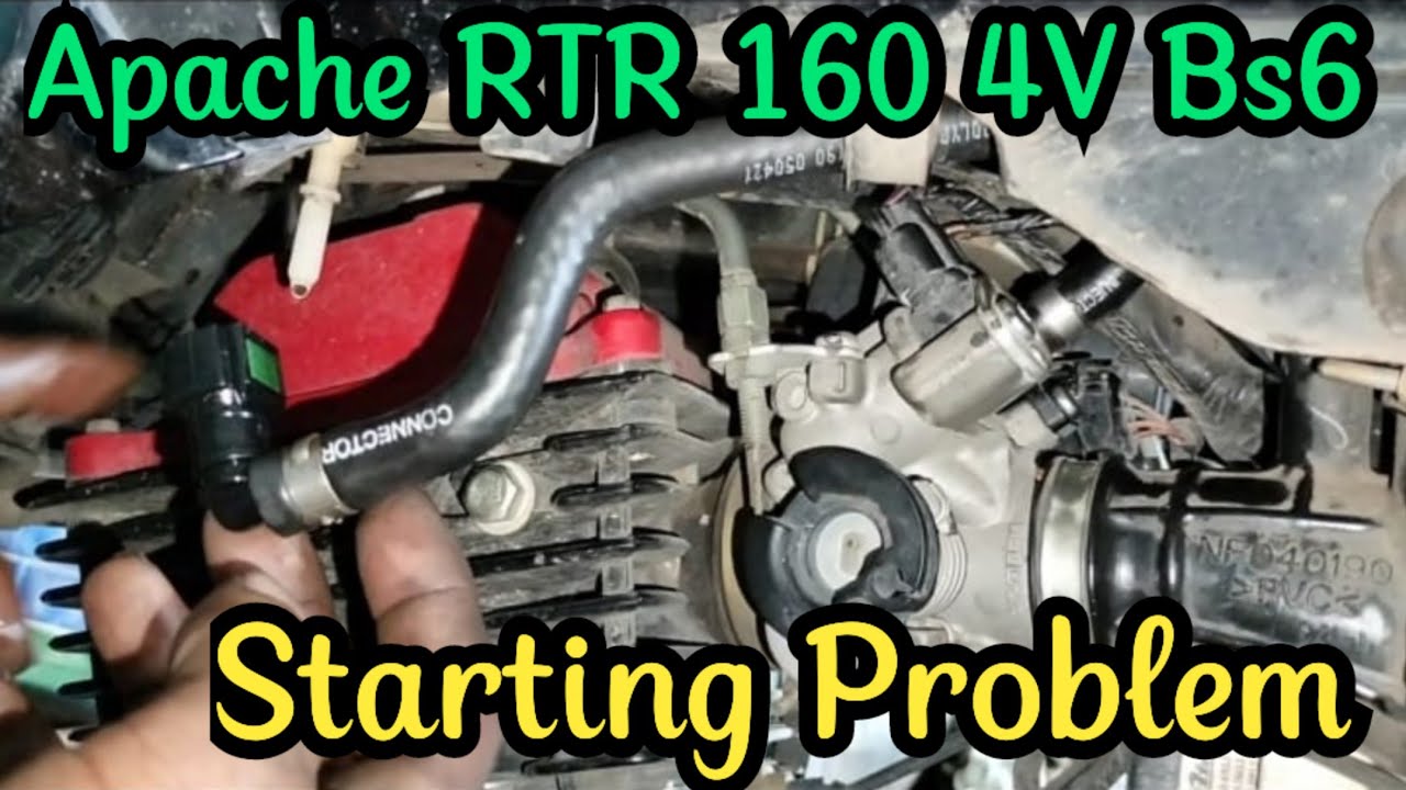 Starting Problem BS6 | Apache RTR 160 4V BS6 #startingproblem  #viralvideo #bs6 #apache_rtr #youtube