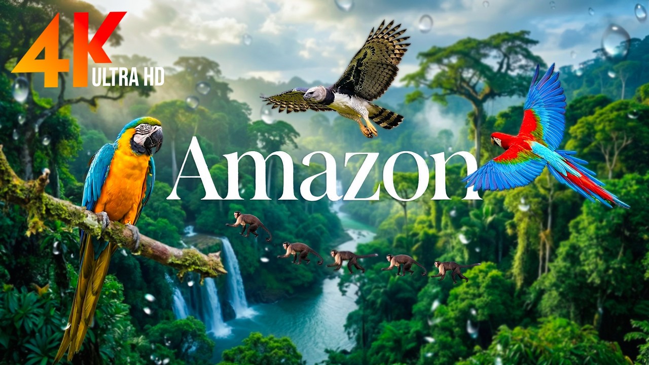 Hidden Amazon Creatures 4K 🌍 Rare Animals You&rsquo;ve Never Seen Before, Nature Sounds