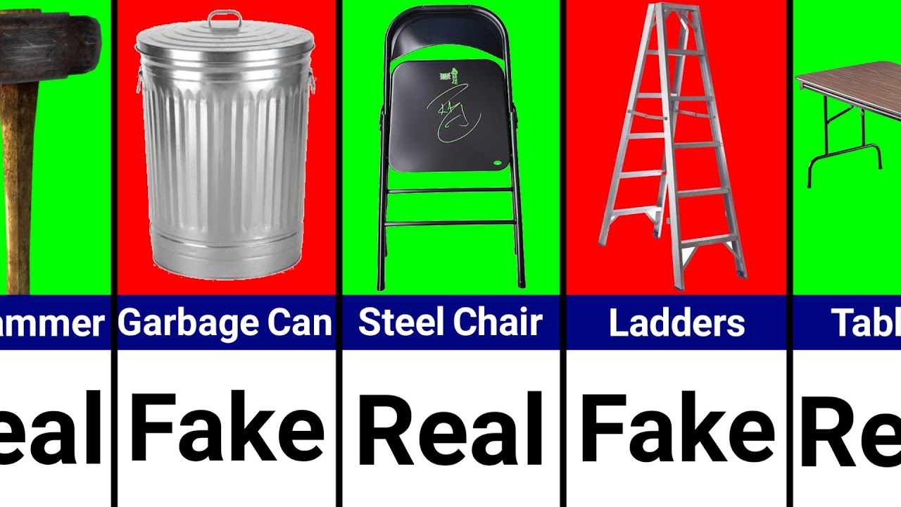 Real and Fake Weapons in WWE