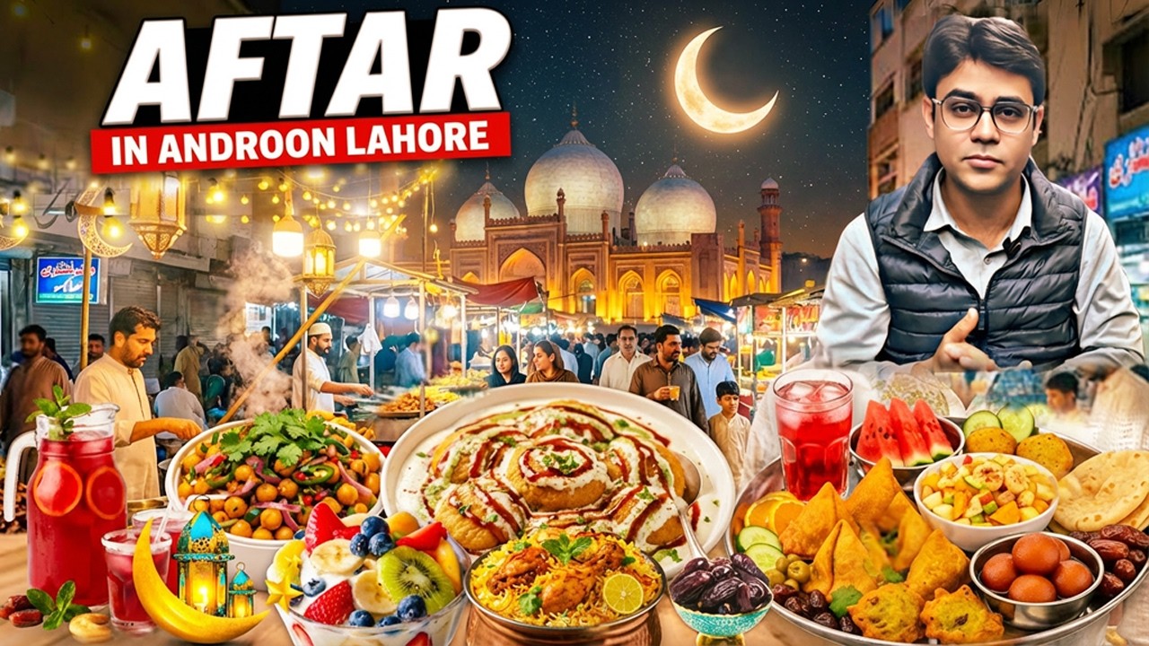 3rd Ramazan Aftari in Indroon Lahore Crazy Rush  👍