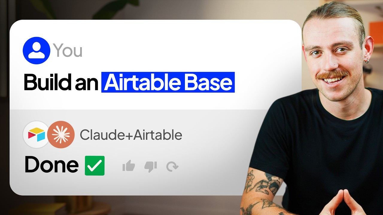 Я создал базу данных Airtable за 10 минут с помощью Claude (вот как именно)