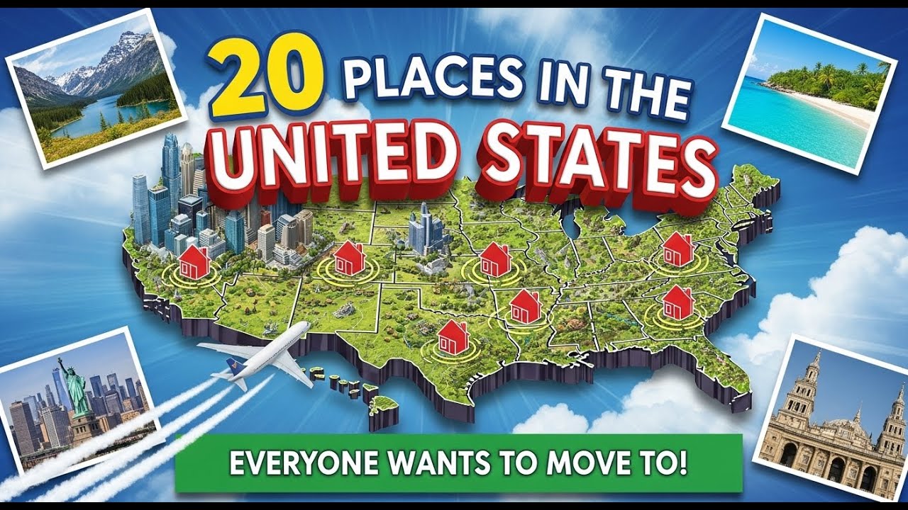 20 Places in the United States Everyone Wants to Move to! MrState