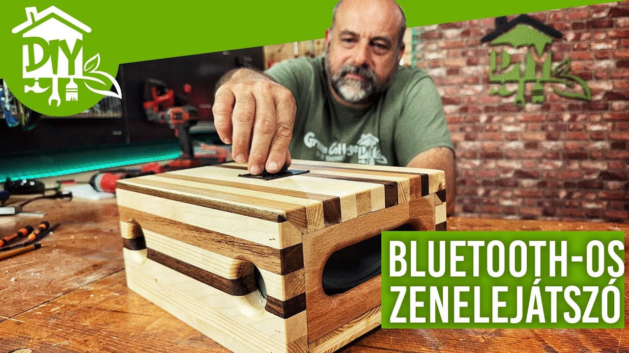 Bluetooth-os zenelejátszó építése | Green Cottage DIY
