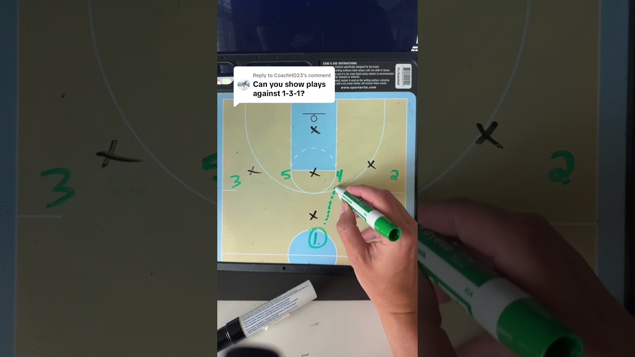 How to attack a 1-3-1 defense!