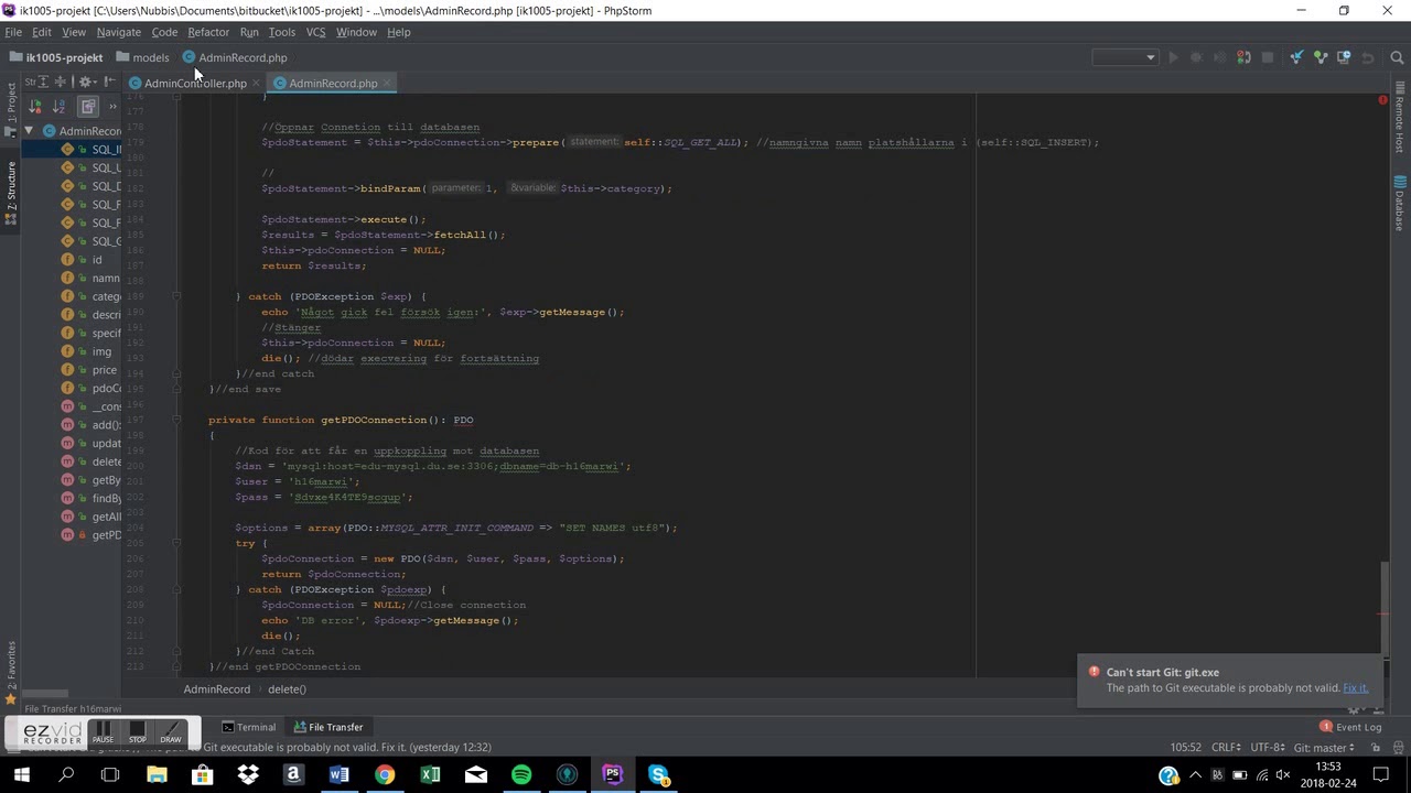 AdminController/Model