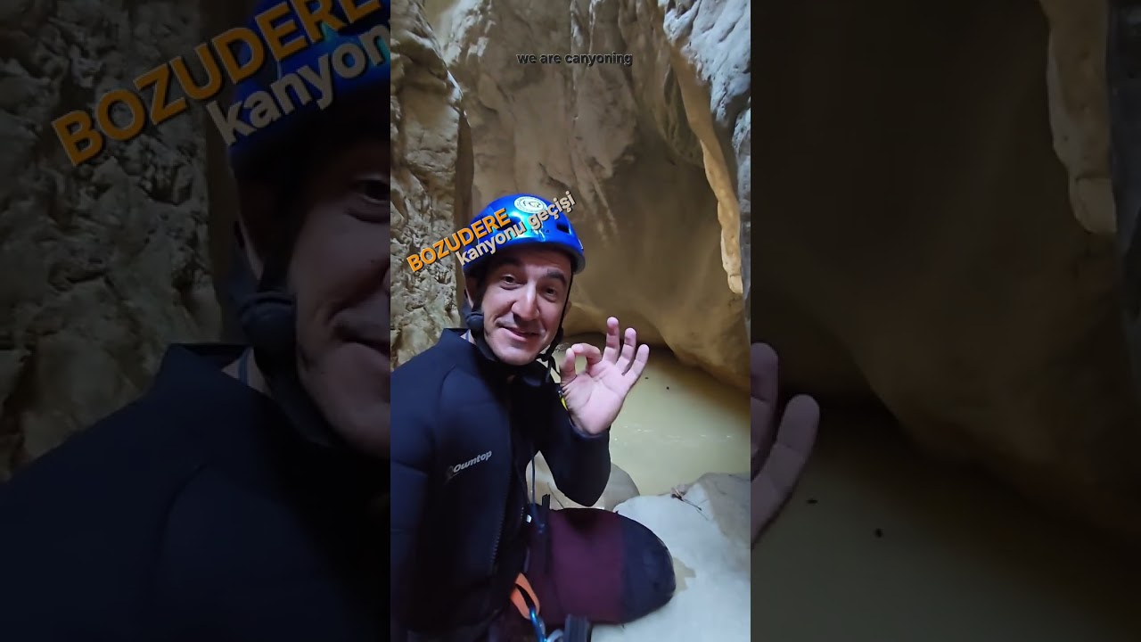 Bozudere Kanyonu geçişi we are canyoning