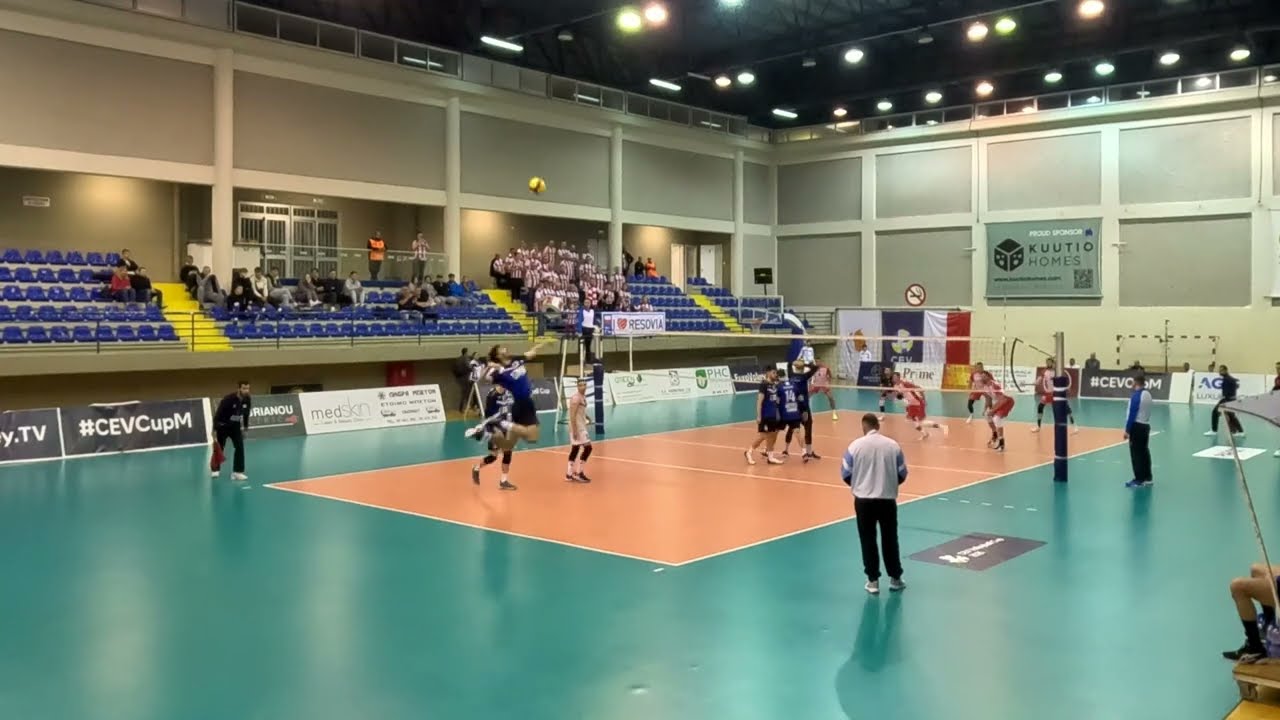CEV Volleyball Challenge Cup 2025 (Men). Pafiakos PAFOS - Asseco Resovia . Highlights.