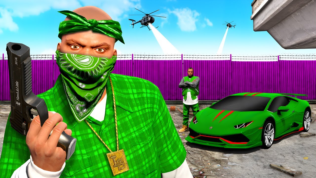 Я провел 24 ЧАСА в БАНДЕ в GTA 5!