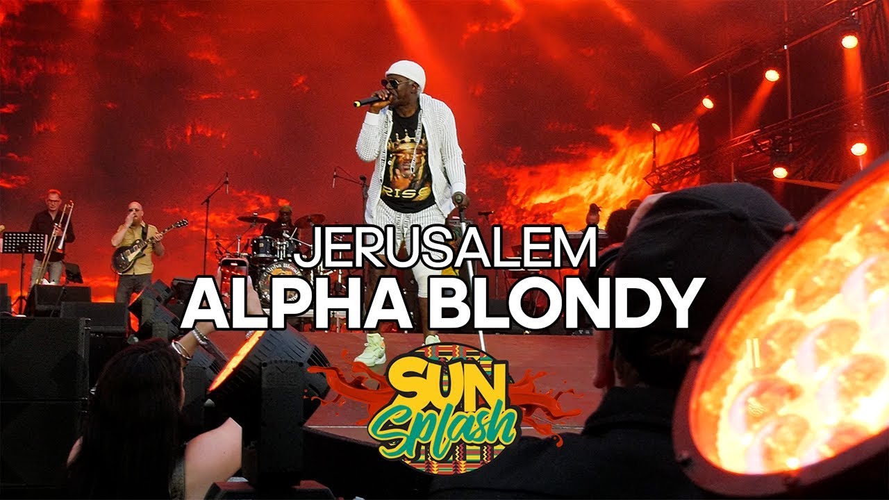 Alpha Blondy - Jerusalem Legendary and Powerful Live Performance  at Reggae Sunsplash