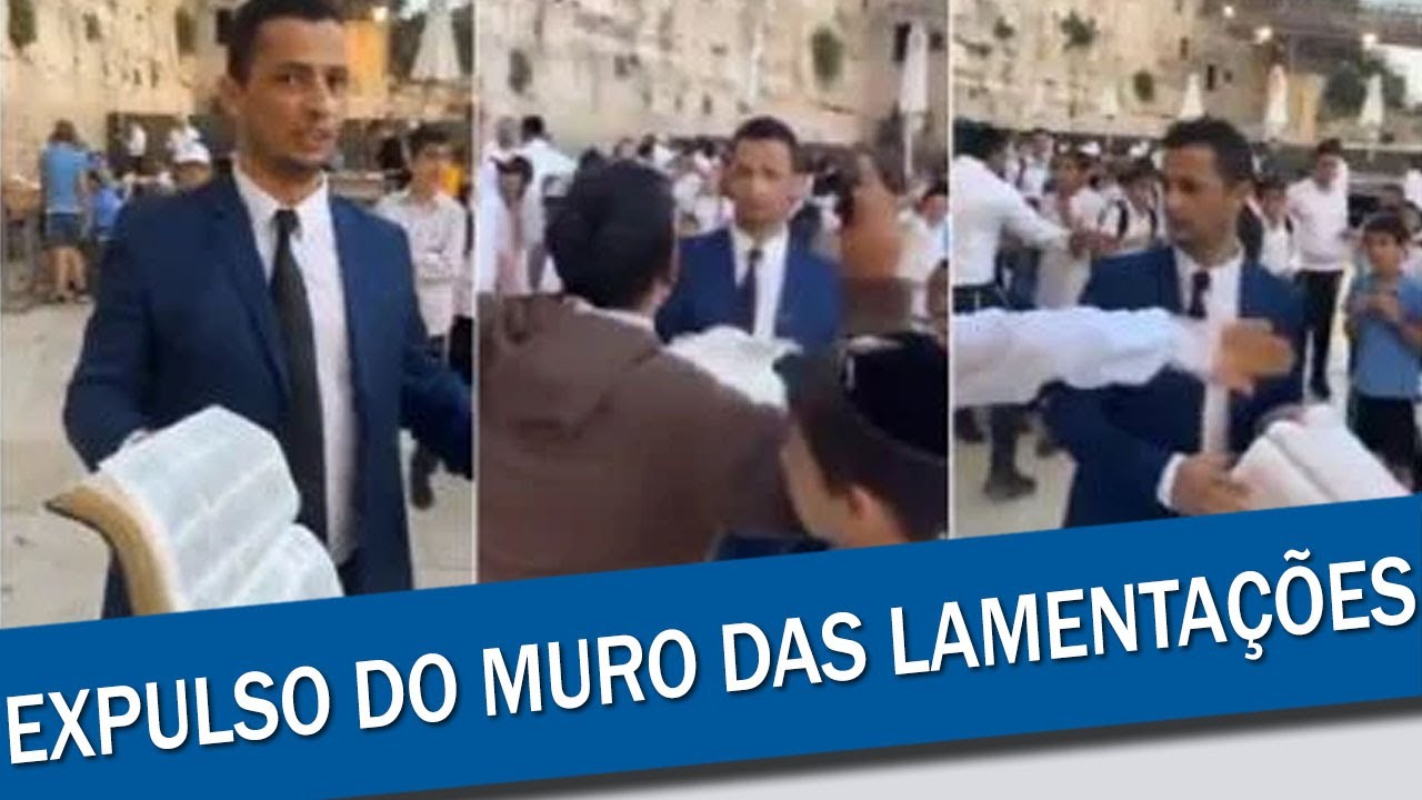 PASTOR BOLSONARISTA É ATACADO AO PREGAR EM ISRAEL | MURO DAS LAMENTAÇÕES