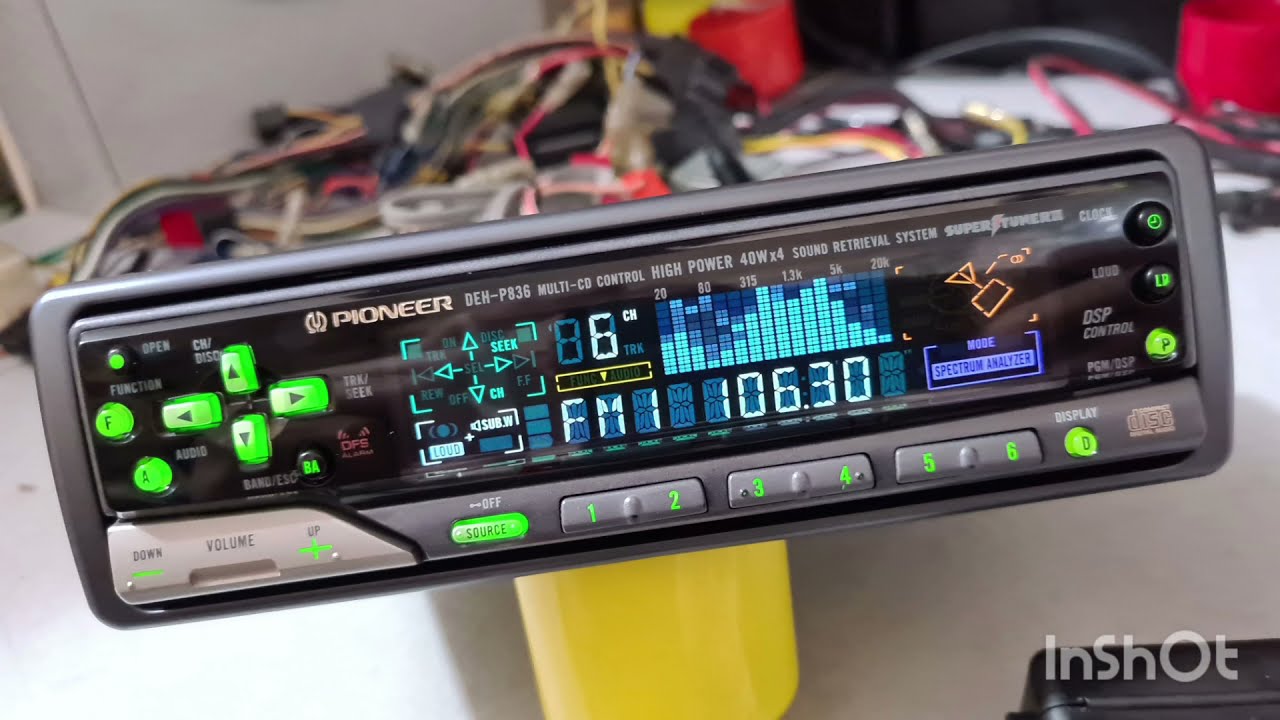 Takes do serviço de revisão completa Pioneer DEH-P836