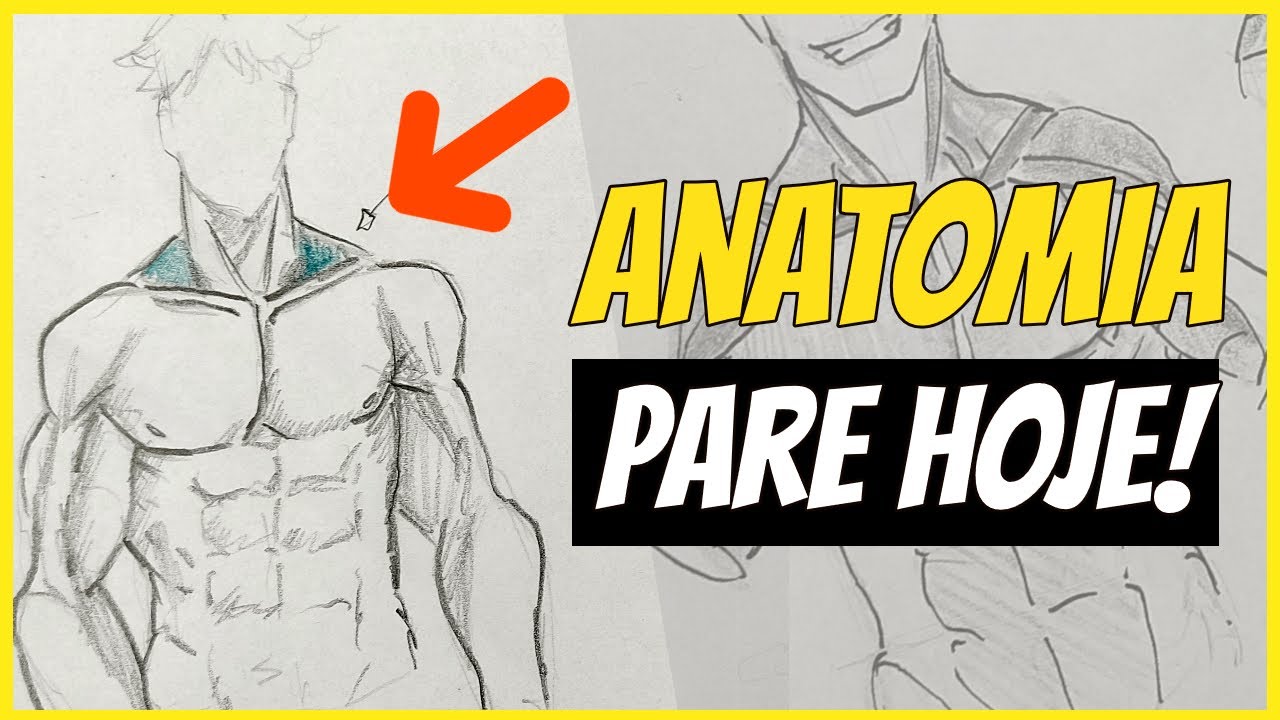 ISSO DESTROI O DESENHO do CORPO DE ANIME ( ANATOMIA)