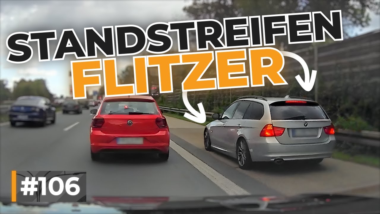 LKW bremst Auto auf Seitenstreifen aus, Eltern des Jahres und Dampfloks! | #GERMAN #DASHCAM | #106