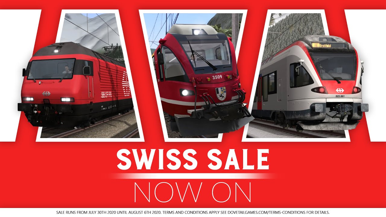 Train Simulator | Swiss Sale Now On!