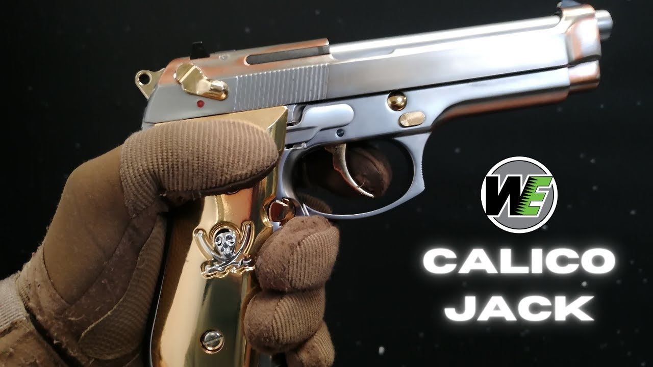 WE- TECH M92F Calico Jack | Full auto airsoft pistol