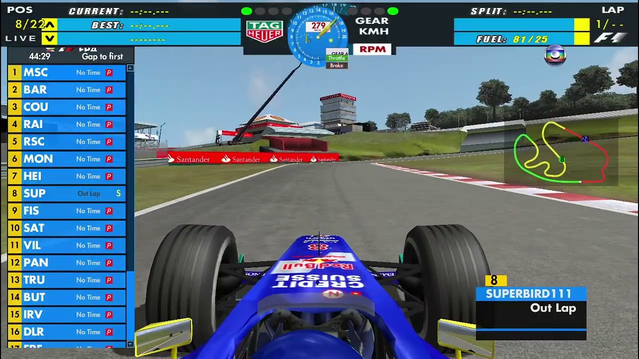 F1 Challenge LiveHUD 1999 2002 Digital+ Style