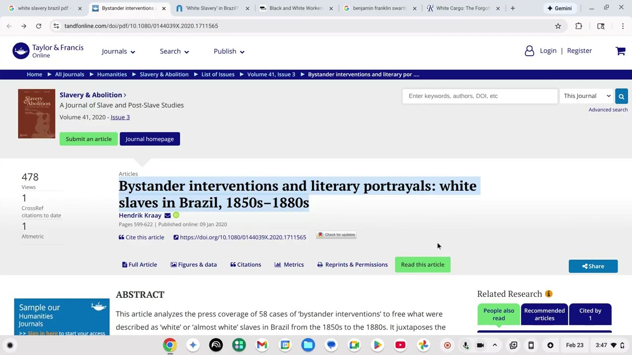 WHITE SLAVERY IN BRAZIL PART 1!