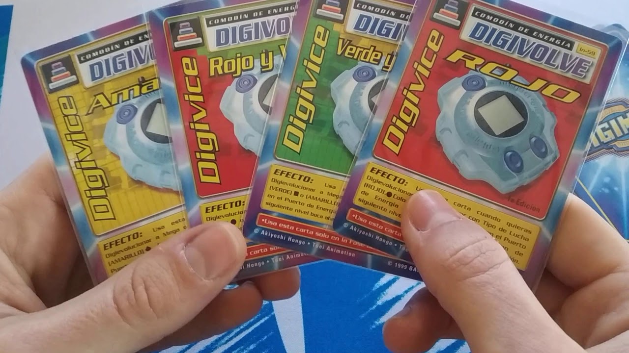 Mi colección de Digimon TCG 1999 (Digimon Digi-battle)