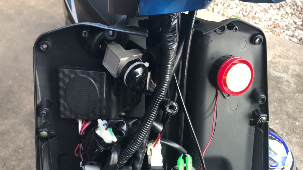Chinese Scooter ToaTao Thunder Alarm and Remote Start Install