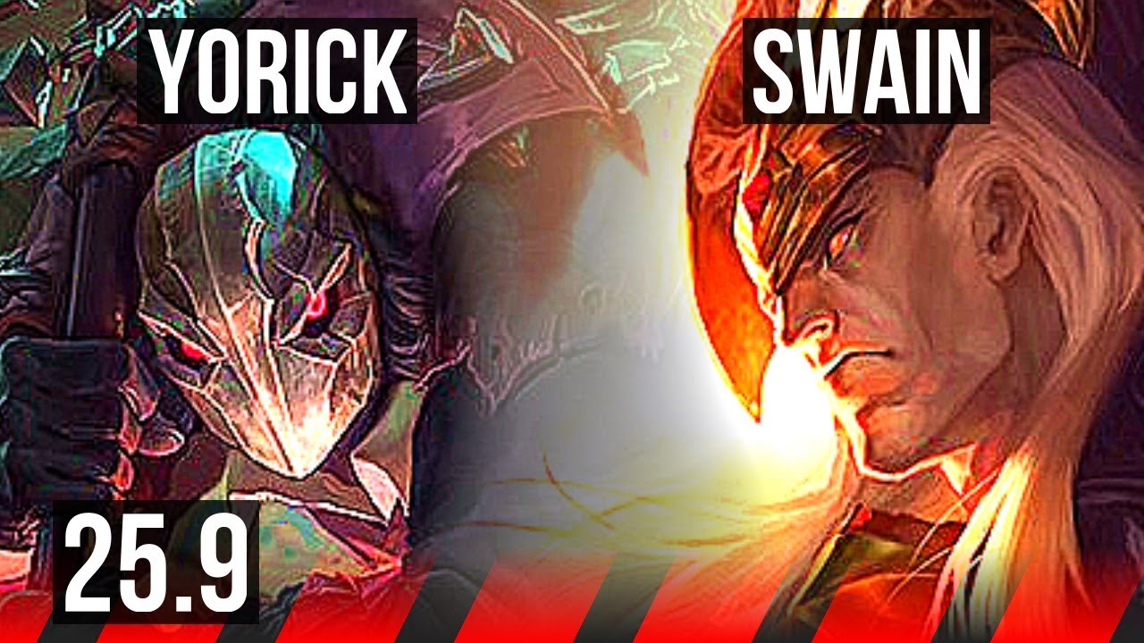 YORICK vs SWAIN (TOP) | EUW Diamond | 25.9