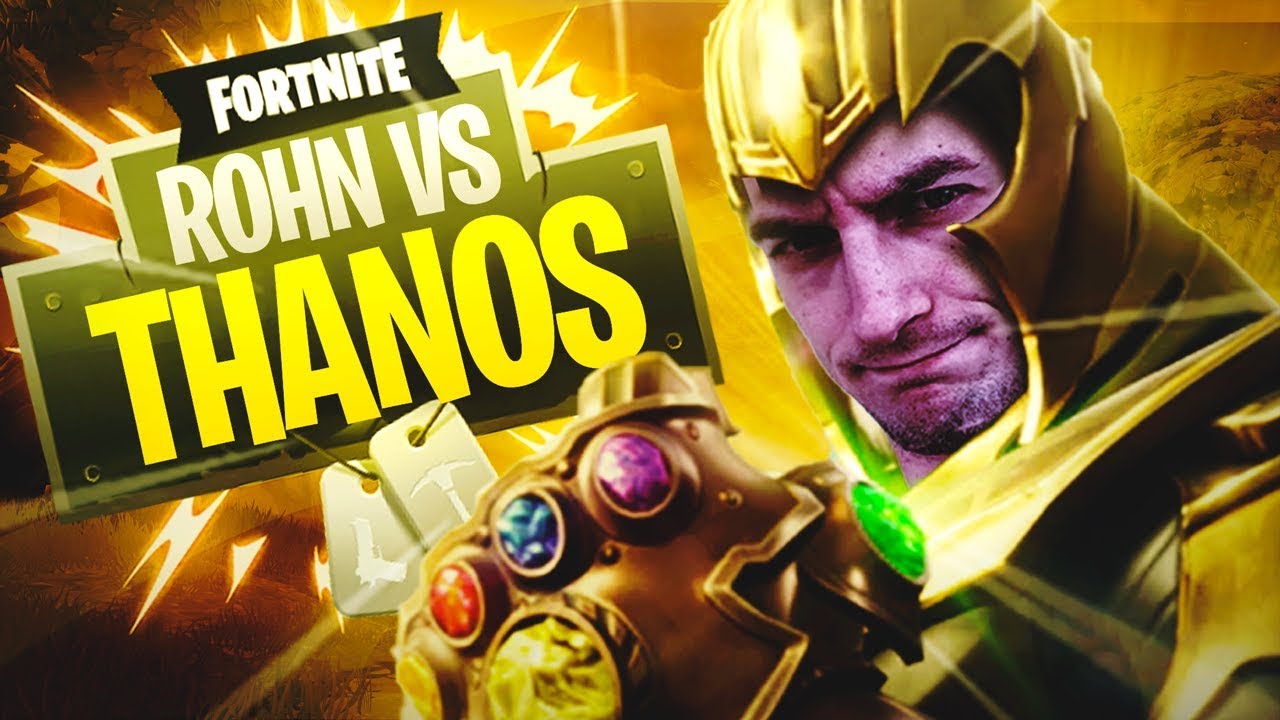 ROHN vs THANOS! - LA POTENZA DEL GUANTO DELL'INFINITO [Fortnite Battle Royale]