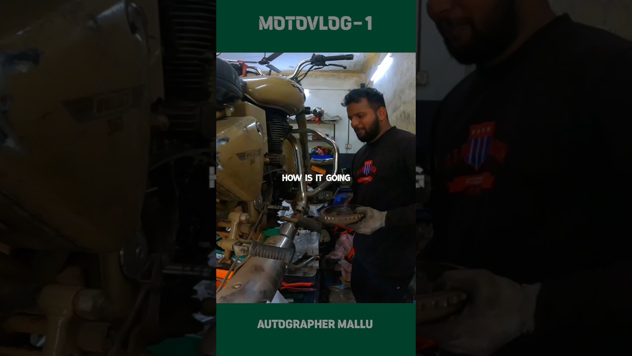 Royal enfield Service #shorts #royalenfield #automobile
