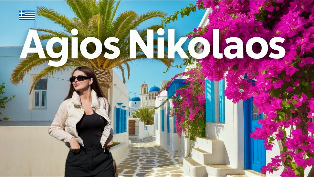 Walking in Agios Nikolaos, Crete 🇬🇷 | The Most Beautiful Town by the Sea