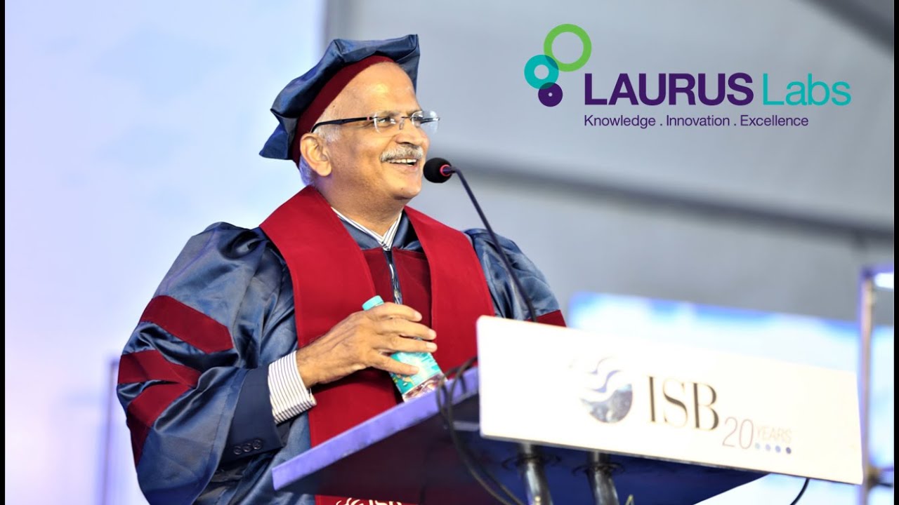 Dr. Satyanarayana Chava, Founder and CEO, Laurus Labs, at ISB Graduation Ceremony 2022