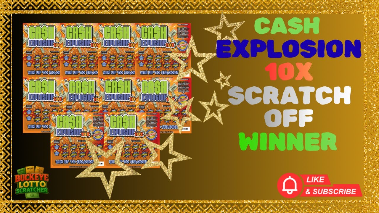 💥CASH EXPLOSION 10X SCRATCH OFF WINNER!! Ohio Lottery Tickets!!🍀🍀🍀#win #scratch #lottery #winner