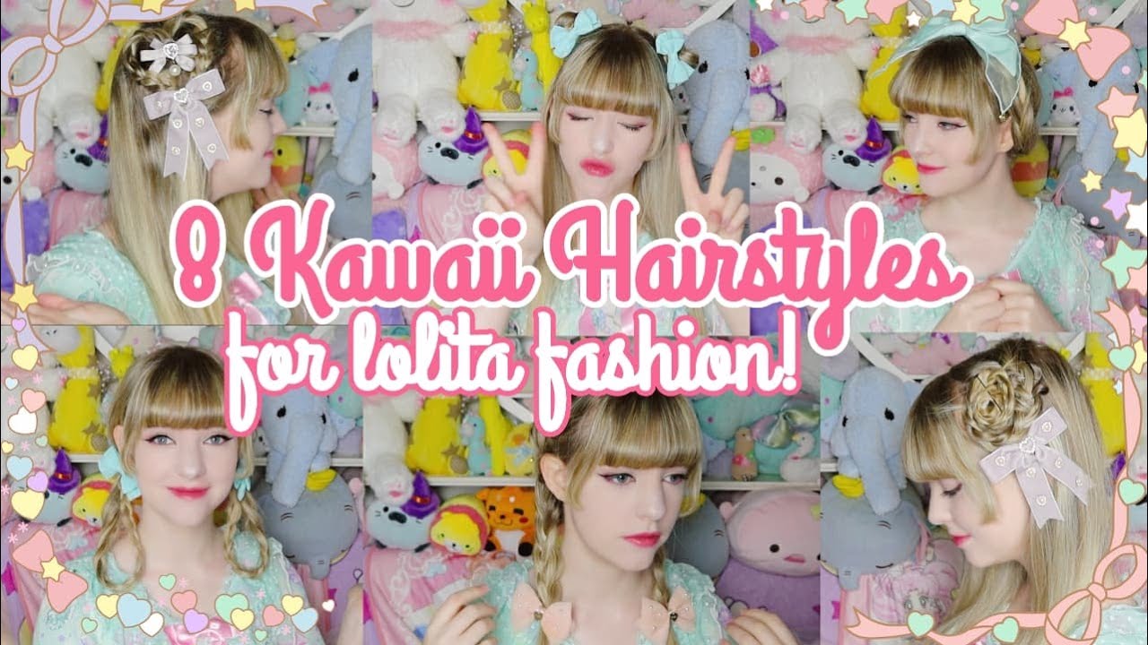 💝🌈  8 LOLITA HAIRSTYLES! 🌈💝  (well, any kawaii fashion really!)